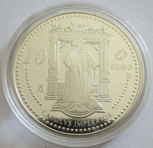 Spain 10 Euro 2006 Eurostar Carlos I Silver