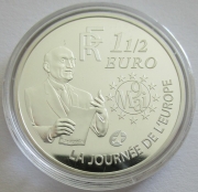 France 1.50 Euro 2006 Europa Robert Schuman Silver