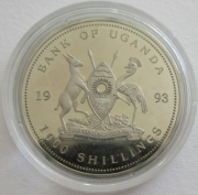 Uganda 1000 Shillings 1993 Matterhorn
