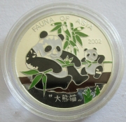 Nordkorea 2 Won 2002 Tiere Panda