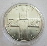 Switzerland 5 Franken 1963 100 Years Red Cross Silver