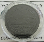 British Virgin Islands 5 Dollars 2009 Olympics London Australia Titanium