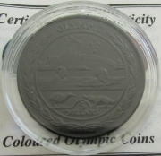 British Virgin Islands 5 Dollars 2009 Olympics London Australia Titanium
