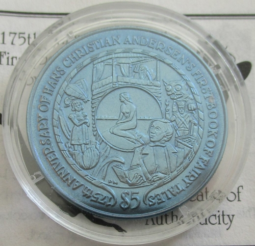 Britische Jungferninseln 5 Dollars 2010 Hans Christian Andersen
