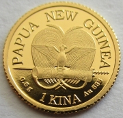 Papua New Guinea 1 Kina 2019 Rembrandt van Rijn Gold