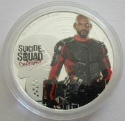 Tuvalu 1 Dollar 2019 Suicide Squad Deadshot 1 Oz Silver