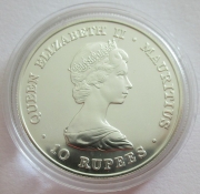 Mauritius 10 Rupees 1981 FAO World Food Day Silver BU