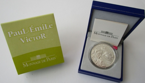 France 1.50 Euro 2007 International Polar Year Paul-Émile Victor Silver