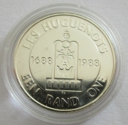 Südafrika 1 Rand 1988 300 Jahre Hugenotten BU