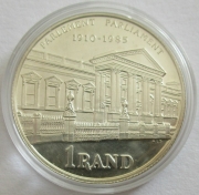 South Africa 1 Rand 1985 75 Years Parliament Silver Proof