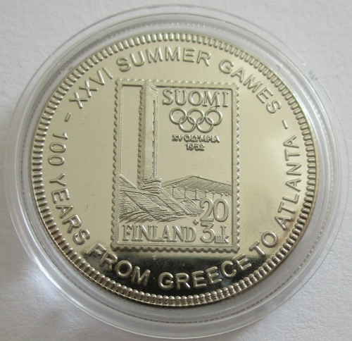 Uganda 1000 Shillings 1997 100 Jahre Olympia Helsinki