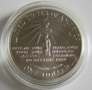 USA 1 Dollar 1986 100 Years Statue of Liberty Silver BU