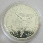 Canada 10 Dollars 2015 Football Womens World Cup Celebration 1/2 Oz Silver