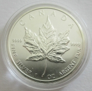 Canada 5 Dollars 2011 Maple Leaf 1 Oz Silver