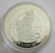 Turks & Caicos-Inseln 25 Crowns 1978 25 Jahre...