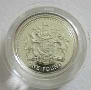 United Kingdom 1 Pound 1983 Royal Arms Silver Proof