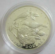 Cook-Inseln 5 Dollars 1978 Tiere Mangaia-Rohrsänger PP