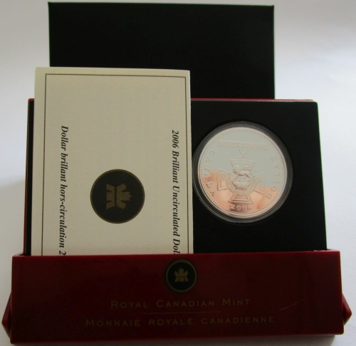 Kanada 1 Dollar 2006 150 Jahre Victoria Cross Silver BU