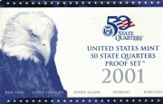 USA State Quarters PP Set 2001