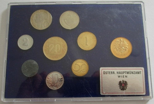 Austria Proof Coin Set 1981