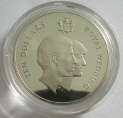 Jamaika 10 Dollars 1981 Royal Wedding