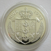 Niue 5 Dollars 1992 John F. Kennedy Silver