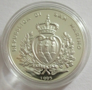 San Marino 5000 Lire 1995 Entdeckungen Amerigo Vespucci