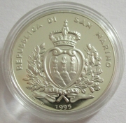 San Marino 5000 Lire 1995 Discoveries Amerigo Vespucci...