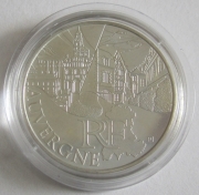 France 10 Euro 2011 Regions Auvergne Silver