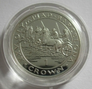 Gibraltar 1 Crown 1991 Olympics Barcelona Chariot Racing...