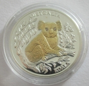 Liberia 10 Dollars 2005 Wildlife Koala Silver