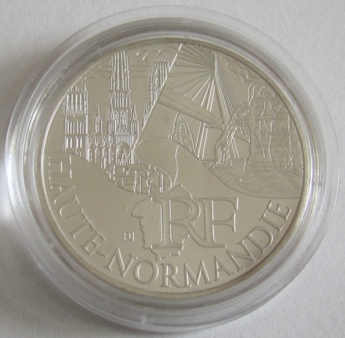 France 10 Euro 2011 Regions Haute-Normandie Silver