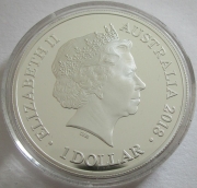 Australien 1 Dollar 2018 RAM Lunar Hund