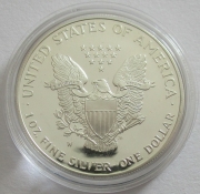 USA 1 Dollar 2001 American Silver Eagle 1 Oz Silver Proof