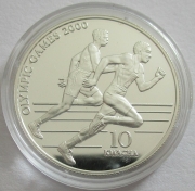 Malawi 10 Kwacha 1999 Olympics Sydney Sprint Silver