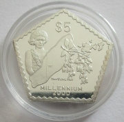 Fiji 5 Dollars 1999 Millennium