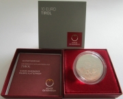 Austria 10 Euro 2014 Regions Tirol Silver Proof