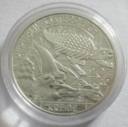 Austria 20 Euro 2014 Lebendige Urzeit Kreide Silver