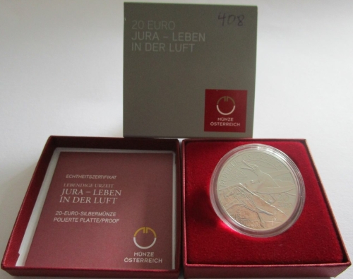 Österreich 20 Euro 2013 Lebendige Urzeit Jura