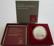 Austria 20 Euro 2016 60 Years Vienna Opera Ball Silver