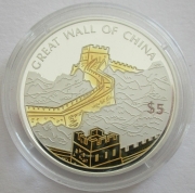 Liberia 5 Dollars 2006 Great Wall of China