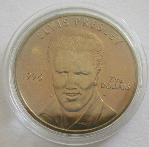 Marshall-Inseln 5 Dollars 1996 Elvis Presley