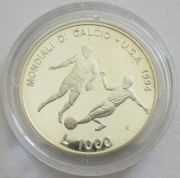 San Marino 1000 Lire 1994 Fußball-WM in den USA