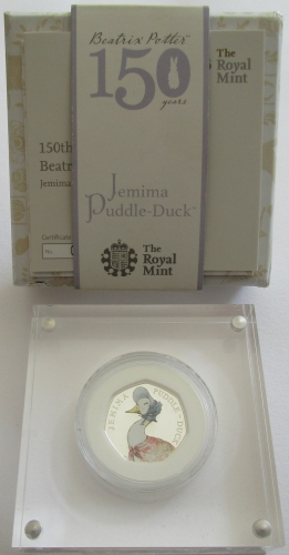 Großbritannien 50 Pence 2016 Beatrix Potter Jemima Puddle-Duck PP