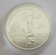 Nauru 1 Dollar 2017 Olympia Tokio Gewichtheben