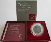 Austria 25 Euro 2019 Artificial Intelligence Silver Niobium