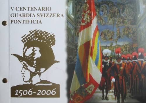 Vatican 2 Euro 2006 500 Years Swiss Guard Philatelic Numismatic Cover PNC