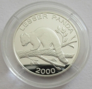 Laos 500 Kip 2000 Tiere Kleiner Panda
