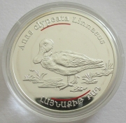 Armenia 100 Dram 2007 Wildlife Northern Shoveler Silver