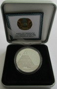 Kazakhstan 500 Tenge 2013 10 Years Congress of Leaders of World Religions Silver